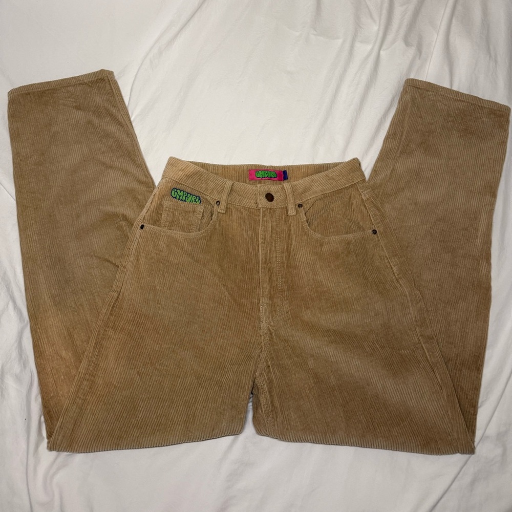 Empyre Tan Corduroy Straight Leg Pants